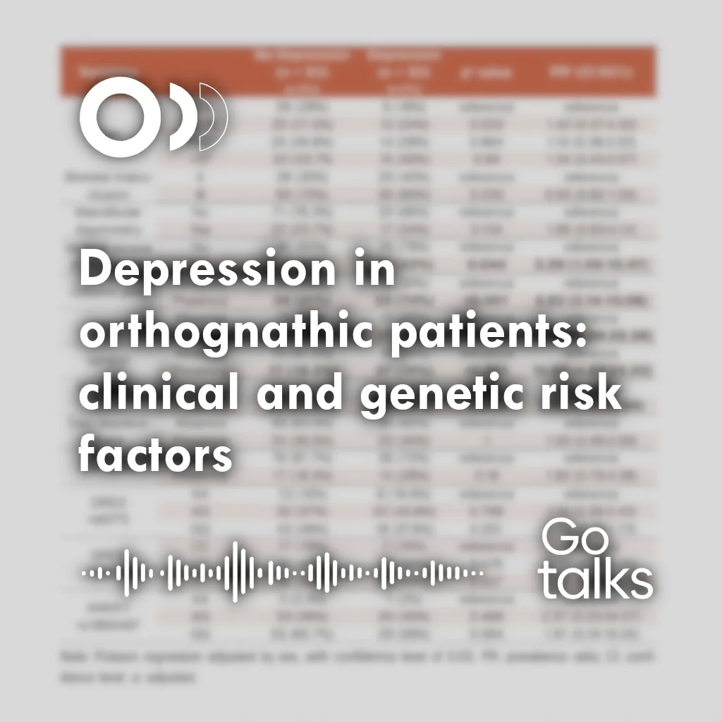 Depression in orthognathic patients: clinical and genetic risk factors