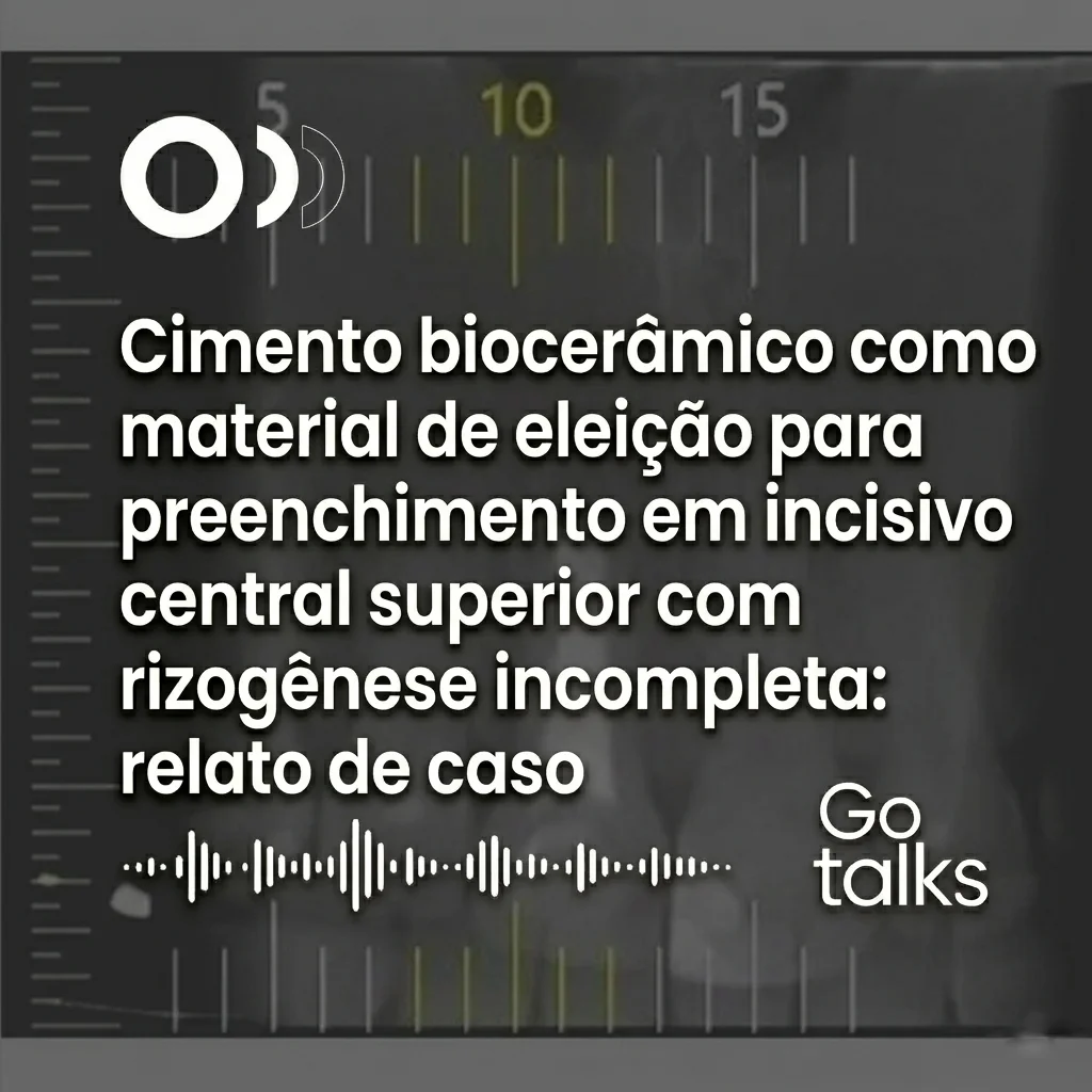Cimento biocerâmico como material de eleição para preenchimento em incisivo central superior com rizogênese incompleta: relato de caso