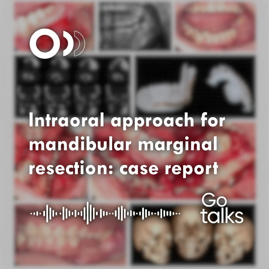 Intraoral approach for mandibular marginal resection: case report